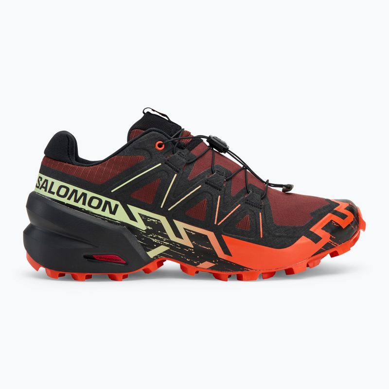 Încălțăminte de alergare pentru bărbați Salomon Speedcross 6 rum raisin/cherry tomato/cognac 2