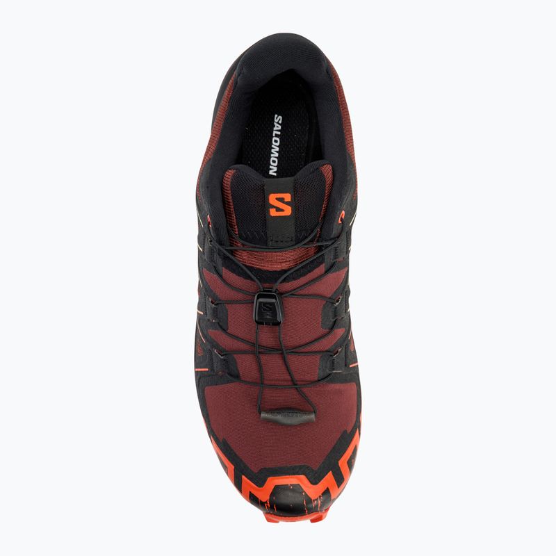 Încălțăminte de alergare pentru bărbați Salomon Speedcross 6 rum raisin/cherry tomato/cognac 5