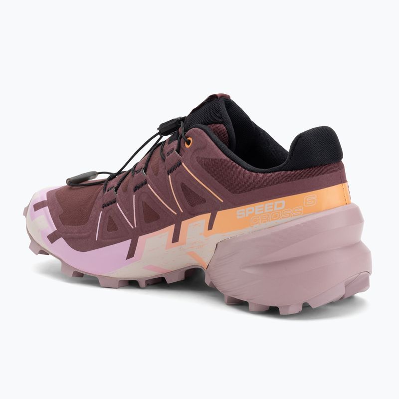 Pantofi de alergare damă Salomon Speedcross 6 catawba grape/papaya/deauville mauve 3