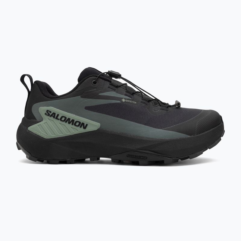 Încălțăminte de alergare pentru bărbați  Salomon Genesis GTX black/agave green/urban chic 2