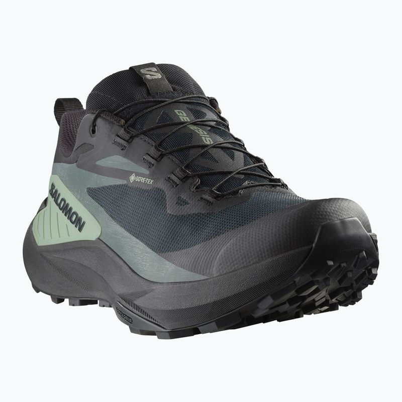Încălțăminte de alergare pentru bărbați  Salomon Genesis GTX black/agave green/urban chic 8