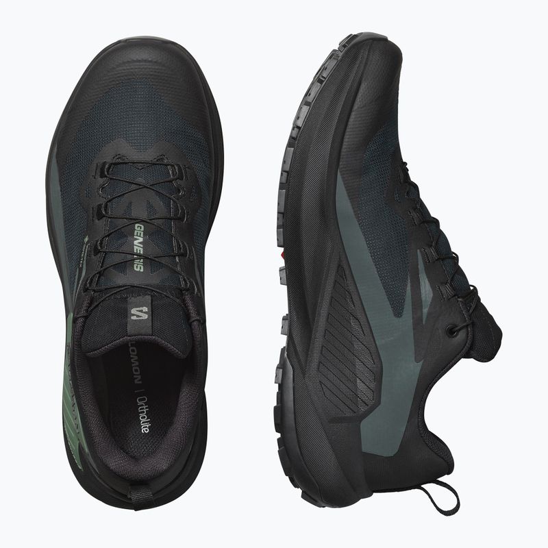 Încălțăminte de alergare pentru bărbați  Salomon Genesis GTX black/agave green/urban chic 13