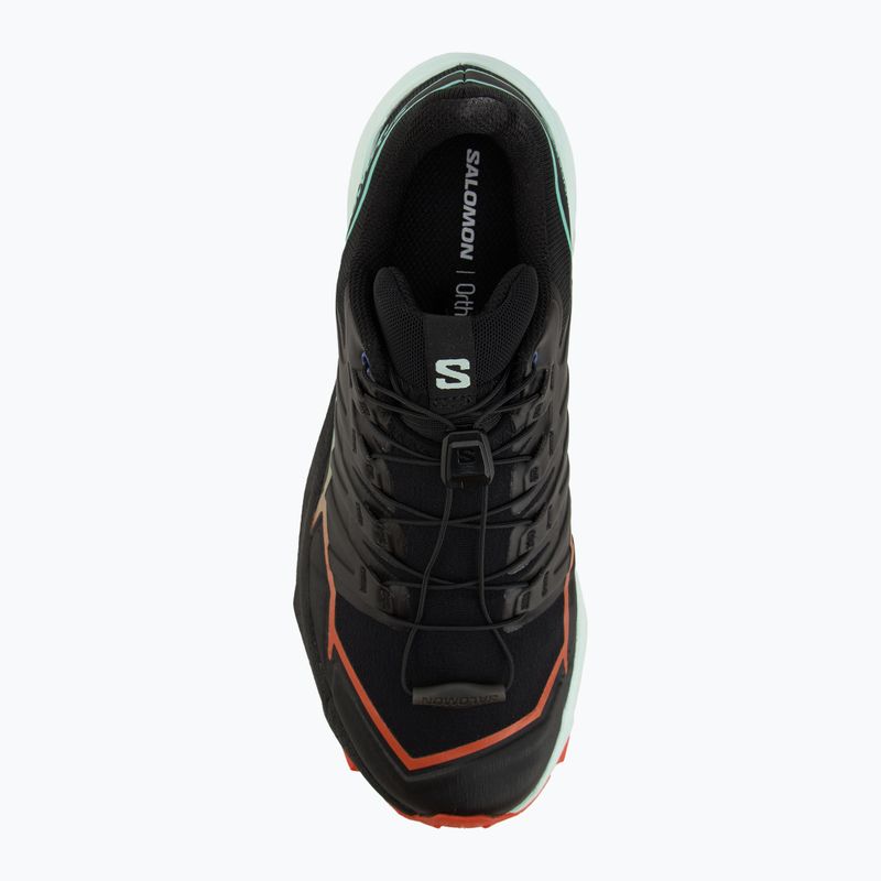 Încălțăminte de alergare pentru femei  Salomon Thundercross black/cherry tomato/electric green 5