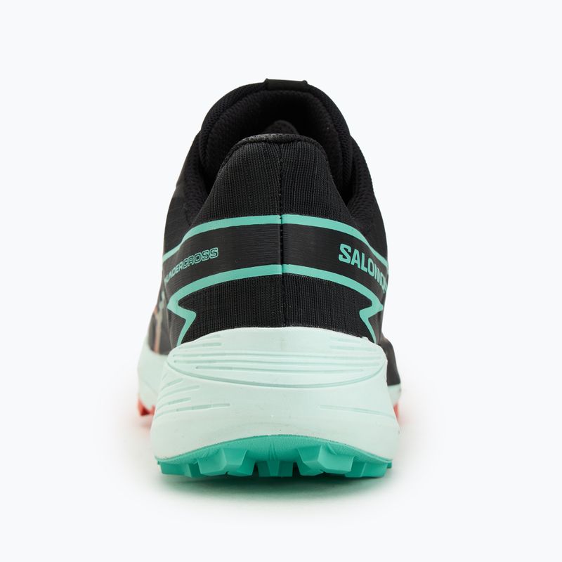 Încălțăminte de alergare pentru femei  Salomon Thundercross black/cherry tomato/electric green 6