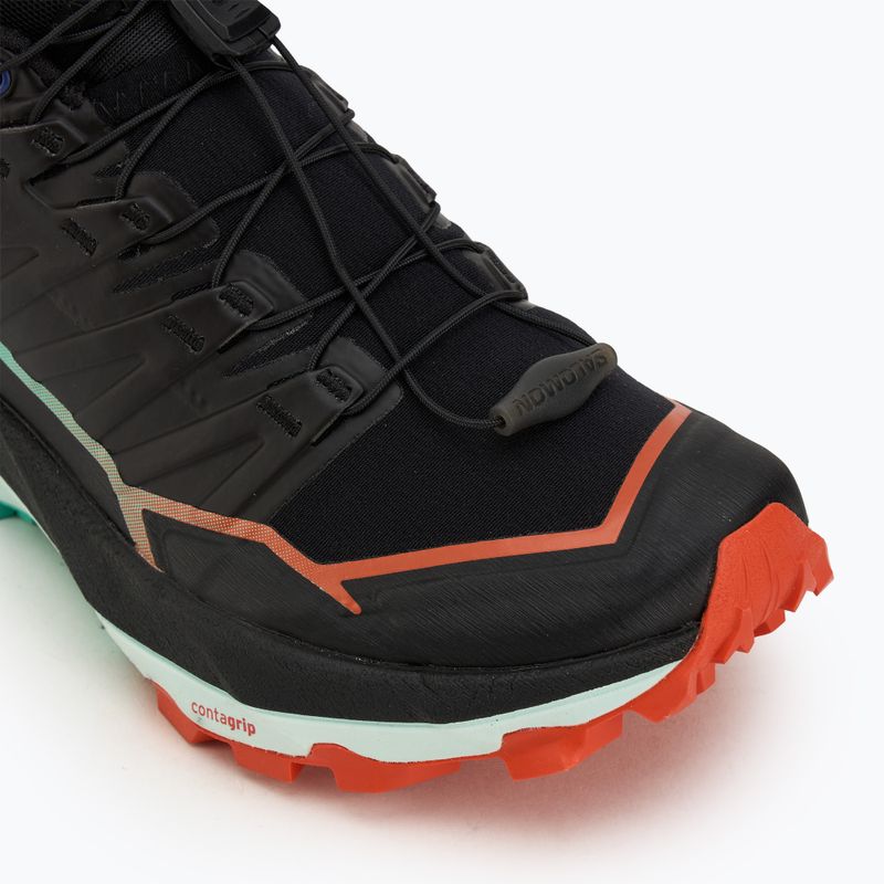 Încălțăminte de alergare pentru femei  Salomon Thundercross black/cherry tomato/electric green 7
