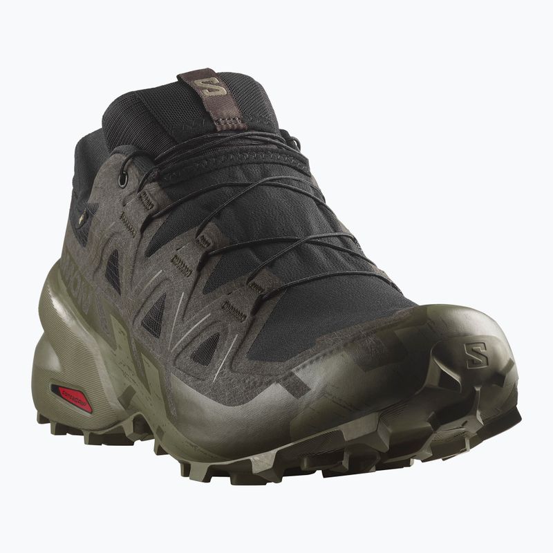 Încălțăminte de alergare pentru bărbați  Salomon Speedcross 6 GTX black/peat/deep lichen green