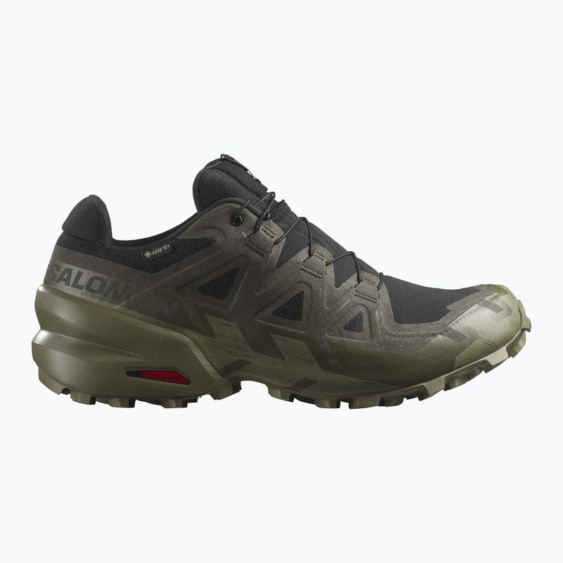 Încălțăminte de alergare pentru bărbați  Salomon Speedcross 6 GTX black/peat/deep lichen green 2