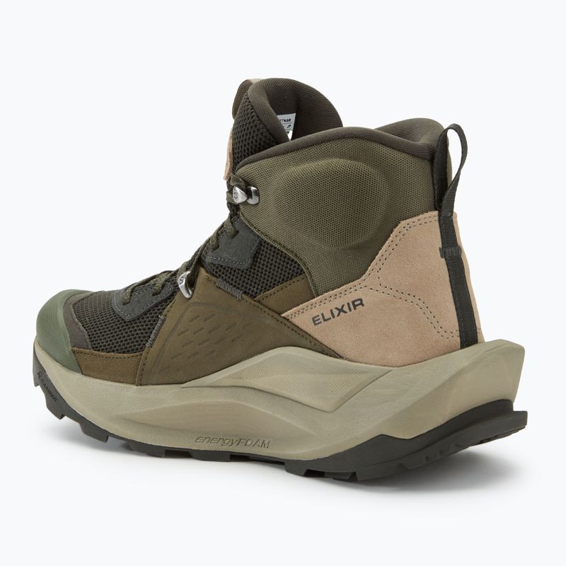 Încălțăminte turistică pentru bărbați Salomon Elixir Mid GTX peat/vintage khaki/castlerock 3