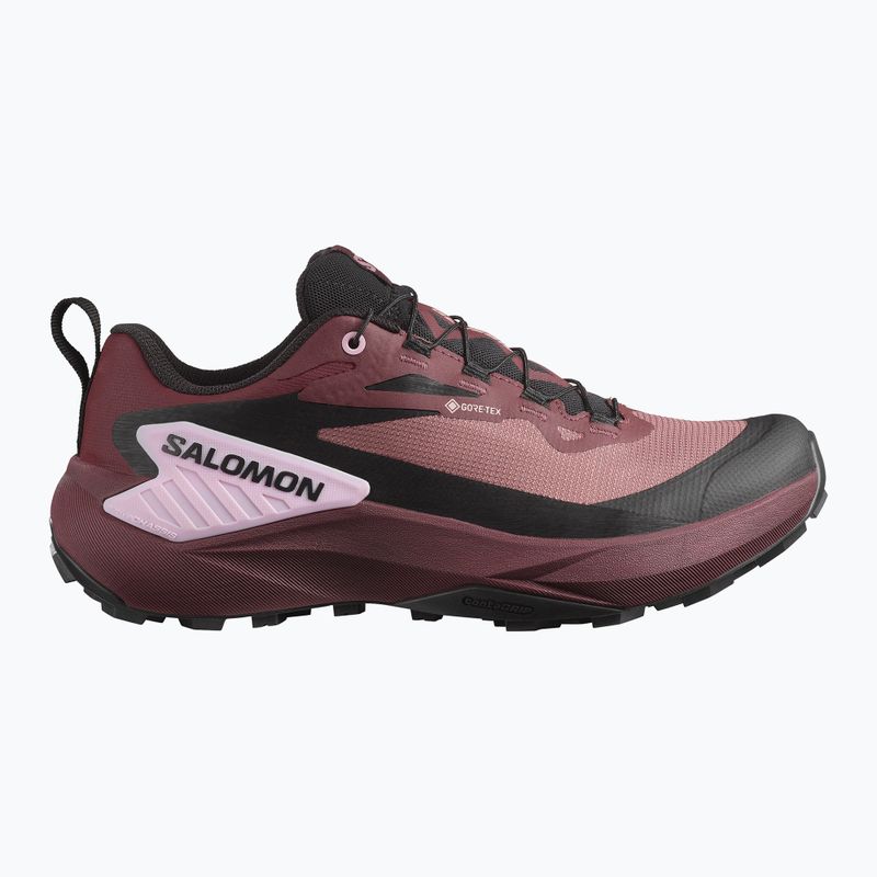 Încălțăminte de alergare pentru femei Salomon Genesis GTX rose taupe/black orchid/bouquet 9