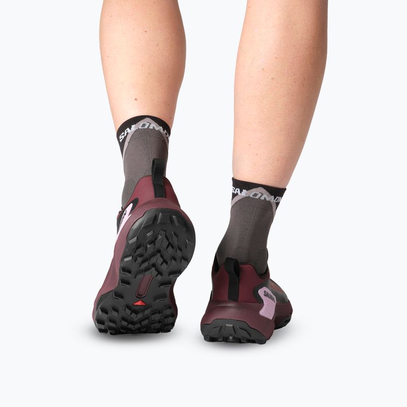 Încălțăminte de alergare pentru femei Salomon Genesis GTX rose taupe/black orchid/bouquet 15