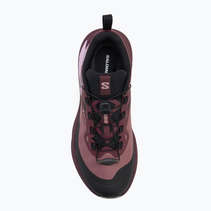 Încălțăminte de alergare pentru femei Salomon Genesis GTX rose taupe/black orchid/bouquet 5