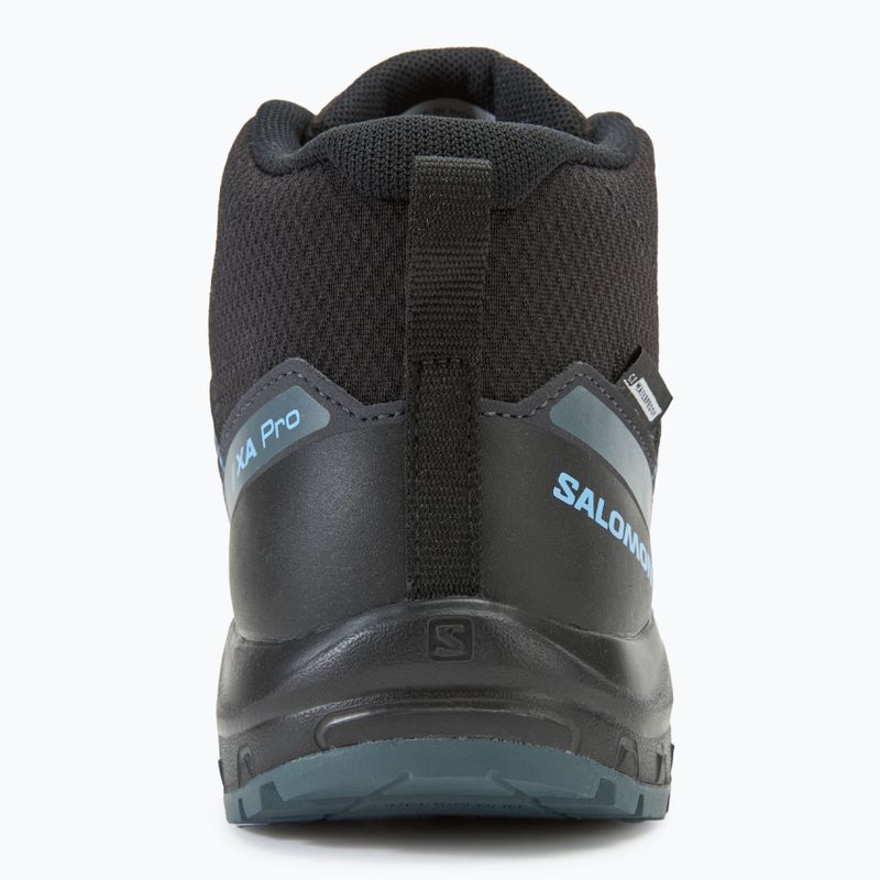 Încălțăminte de trekking pentru copii Salomon XA PRO V8 Mid WP black/neptune/alaskan blue 6