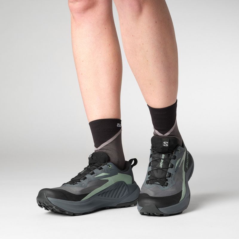 Încălțăminte de alergare pentru femei  Salomon Genesis GTX turbulence/black/green milieu 3