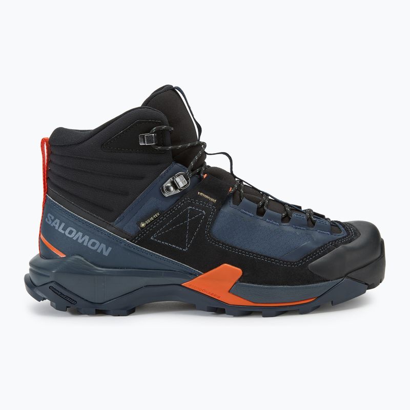 Încălțăminte de trekking pentru bărbați Salomon X Ultra Alpine MID GTX blue nights/black/red orange 2