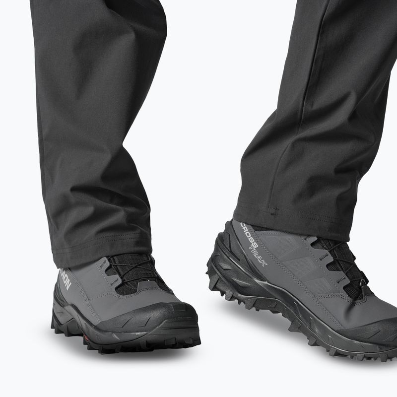 Încălțăminte de trekking pentru bărbați  Salomon Crosstrak Powder WP asphalt/black/sharkskin 8