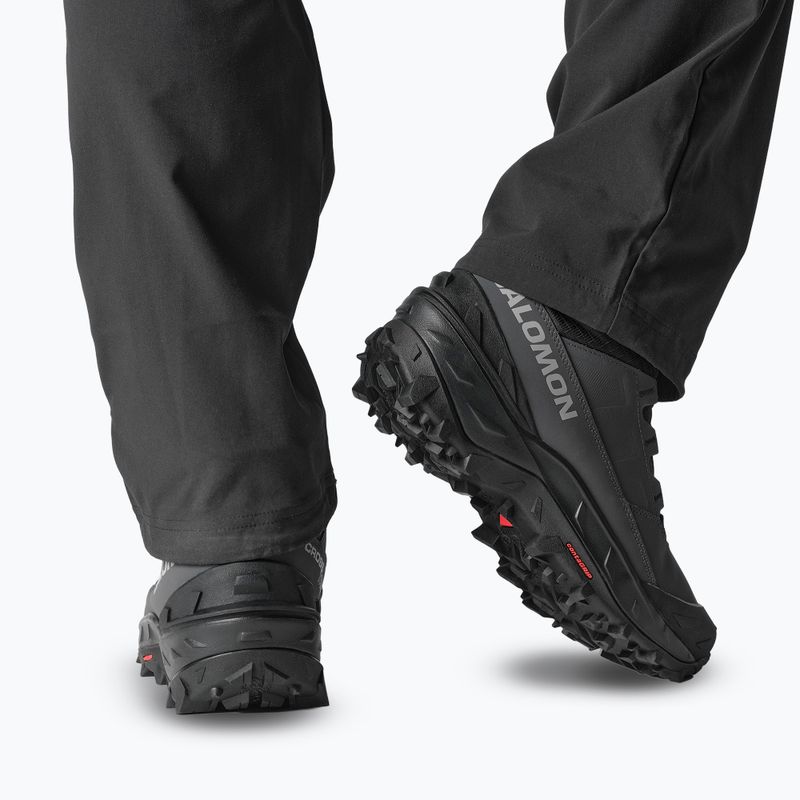 Încălțăminte de trekking pentru bărbați  Salomon Crosstrak Powder WP asphalt/black/sharkskin 9