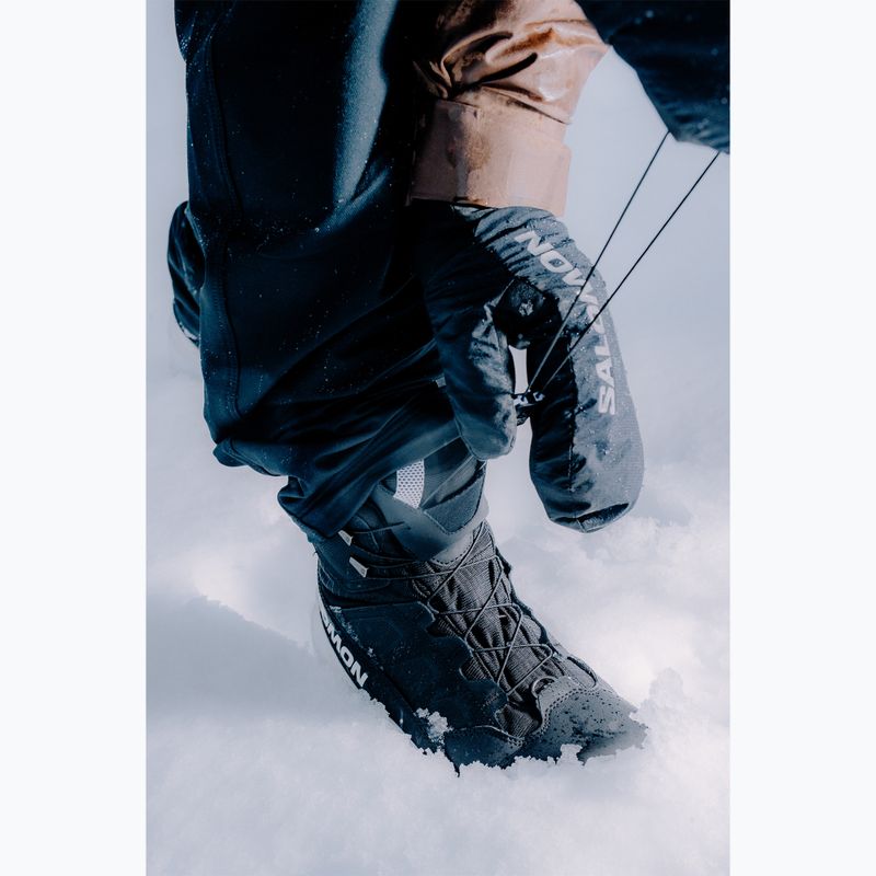 Încălțăminte de trekking pentru bărbați Salomon Crossrak Powder WP black/black/white 17