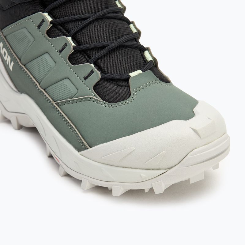 Încălțăminte de trekking pentru femei Salomon Crosstrak WP agave green/black/can ary green 7