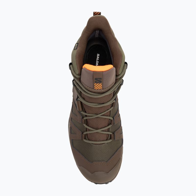 Încălțăminte de trekking pentru bărbați Salomon X Ultra Tracker GTX green/earth brown/sharkskin 5