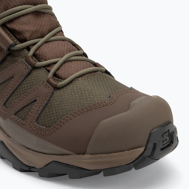 Încălțăminte de trekking pentru bărbați Salomon X Ultra Tracker GTX green/earth brown/sharkskin 7
