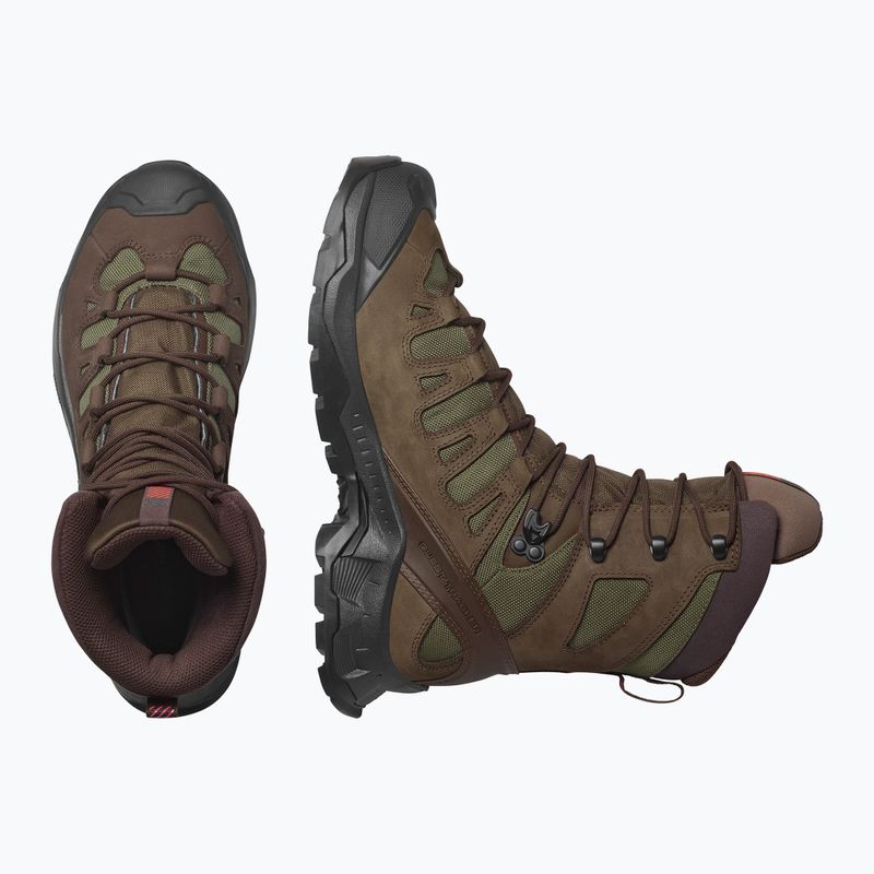 Încălțăminte de drumeție Salomon Quest Tracker High GTX earth brown/green 13