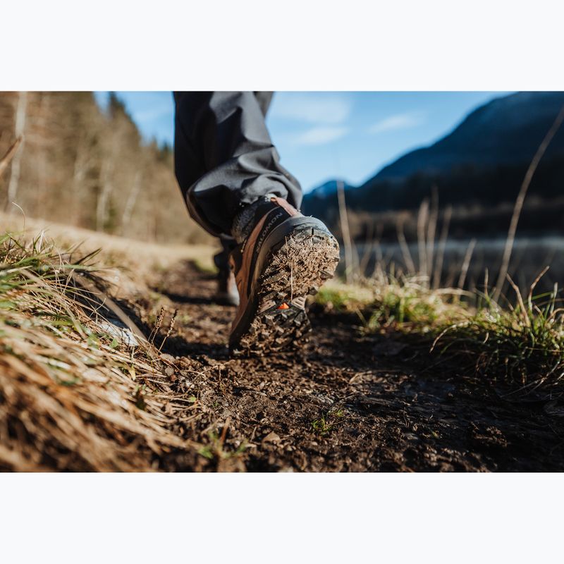 Încălțăminte de trekking pentru femei Salomon X ULTRA 360 LTR GTX cognac/peppercorn/black 10