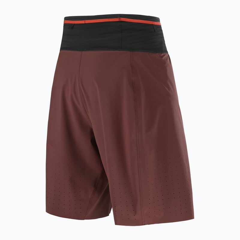Pantaloni scurți de alergare pentru bărbați Salomon S/Lab Ultra 2IN1 decadent chocolate 7