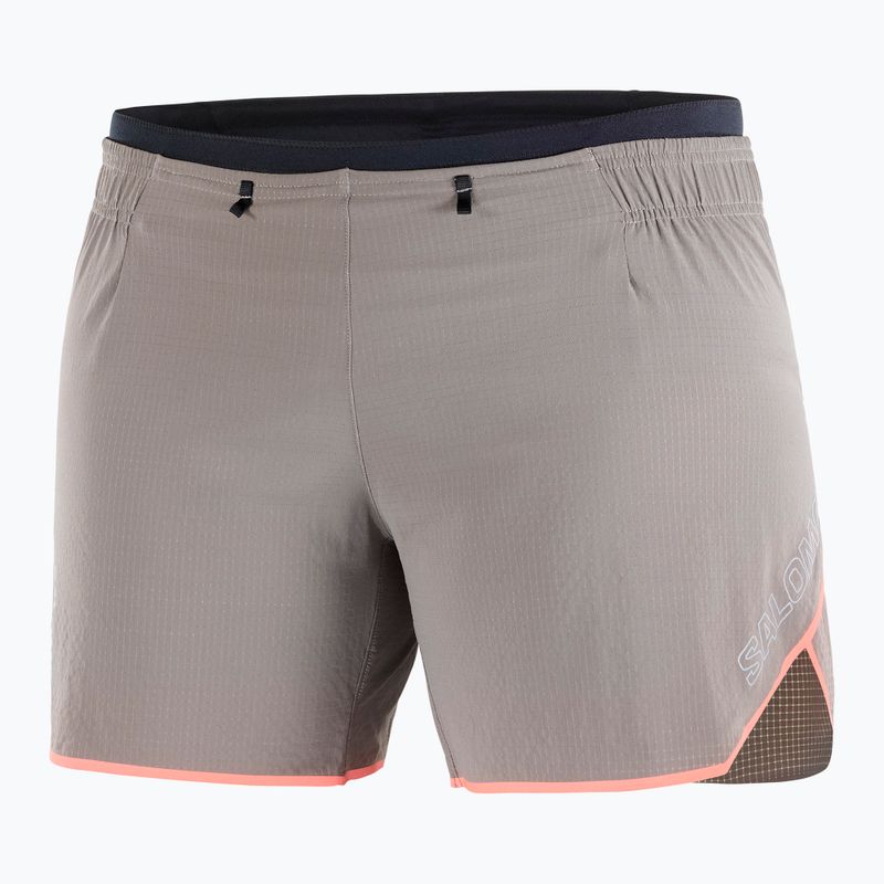 Pantaloni scurți de alergare pentru femei Salomon Sense Aero 5" iron/neon flame 6
