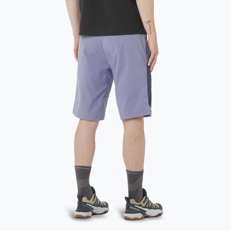 Pantaloni scurți de trekking pentru bărbați Salomon Outerpath Utility blue granite / blue nights 2