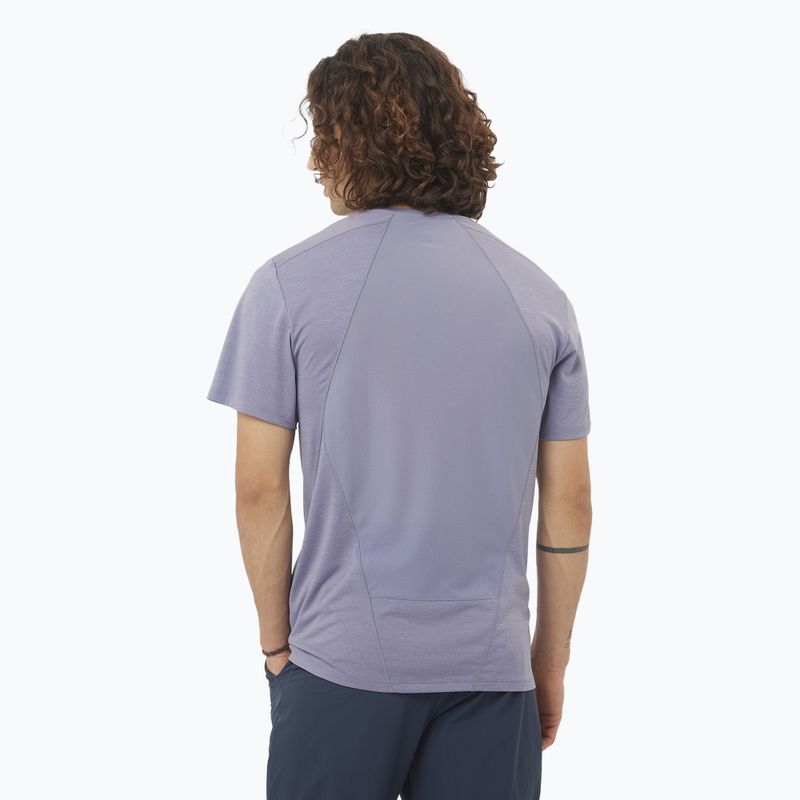 Tricou pentru bărbați  Salomon Outline Tee blue granite 2