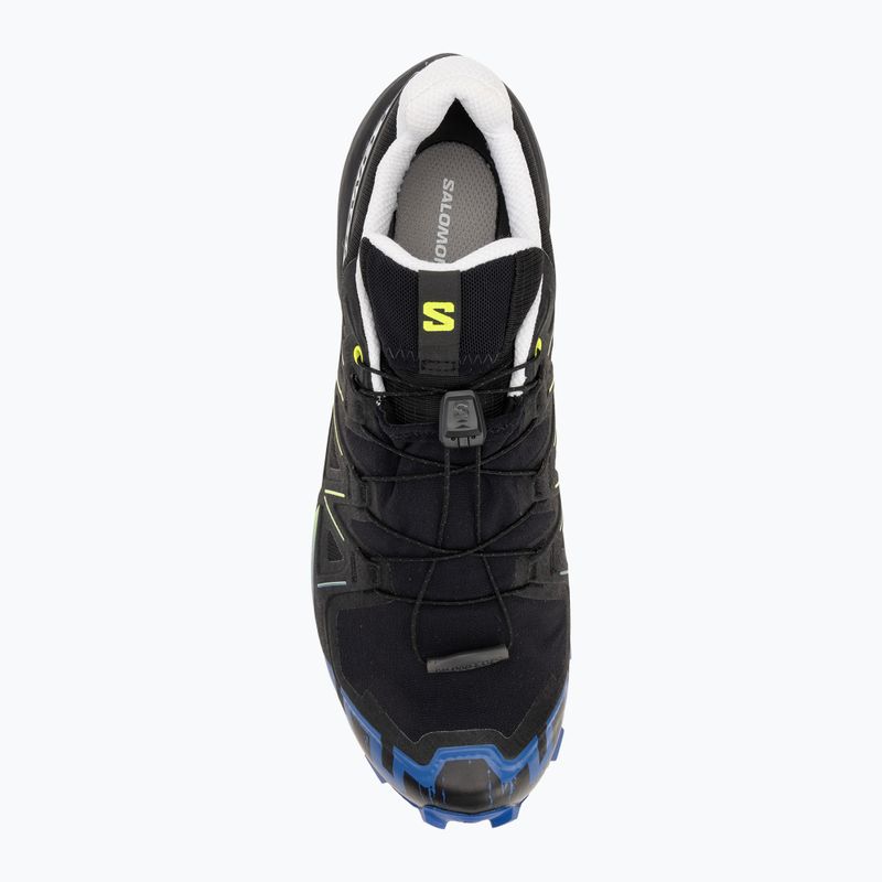 Încălțăminte de alergare pentru bărbați  Salomon Speedcross 6 Gtx Fan Fire black/surf the web/safety yellow 5