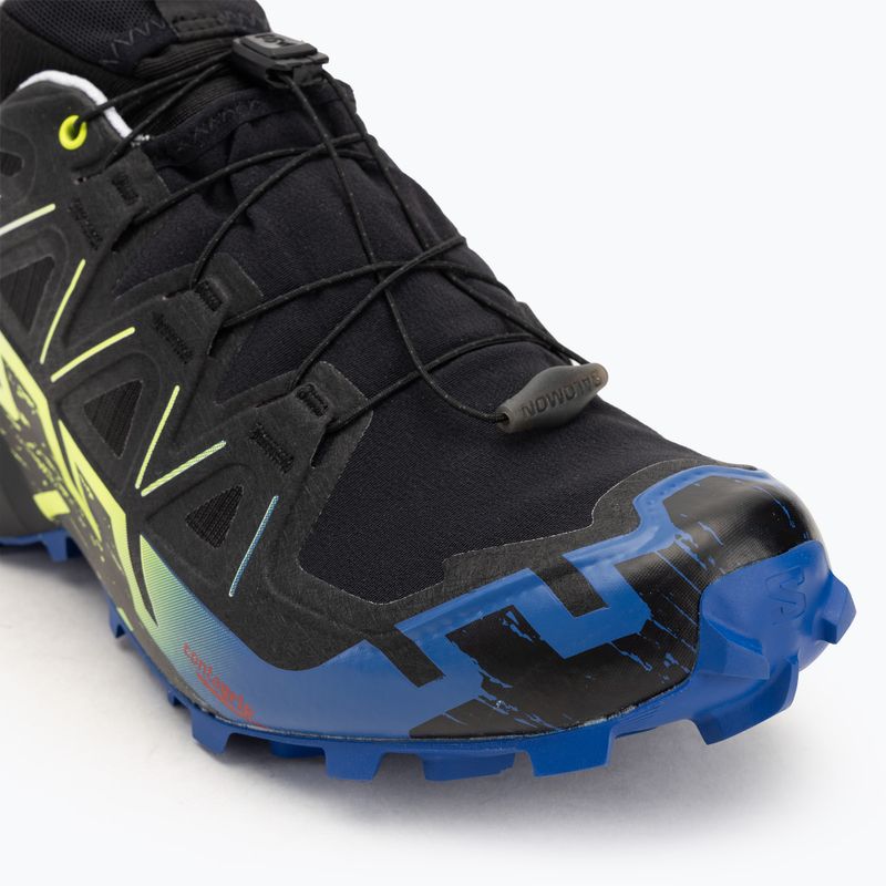Încălțăminte de alergare pentru bărbați  Salomon Speedcross 6 Gtx Fan Fire black/surf the web/safety yellow 7