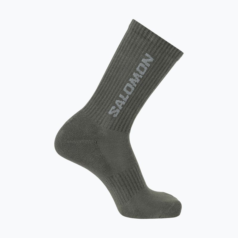 Șosete  Salomon Everyday Crew 3 pary silver cloud/sedona sage 3