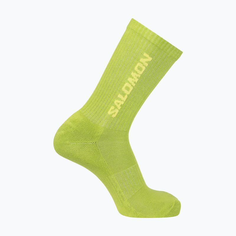 Șosete Salomon Everyday Crew 3 pary flame scarlet/dark citron 3