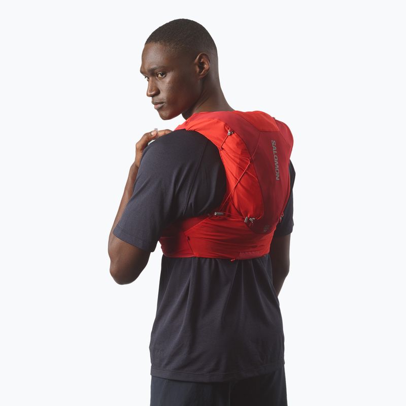 Vestă de alergare Salomon ADV SKIN 12 Set flame scarlet/haude red 4