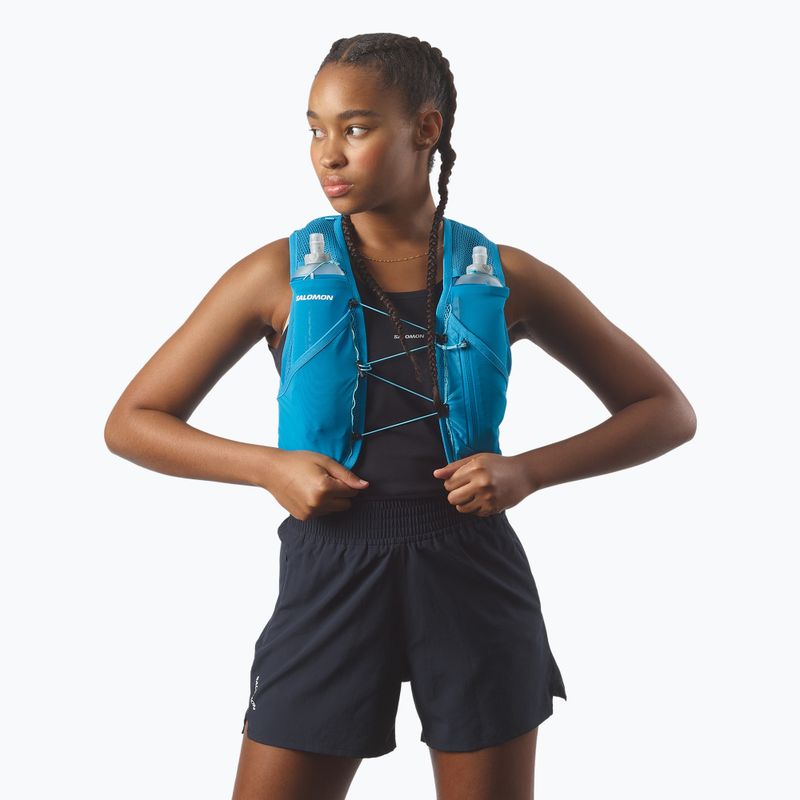 Vestă de alergare Salomon Active Skin 8 Set blue danube/blue curacao 3
