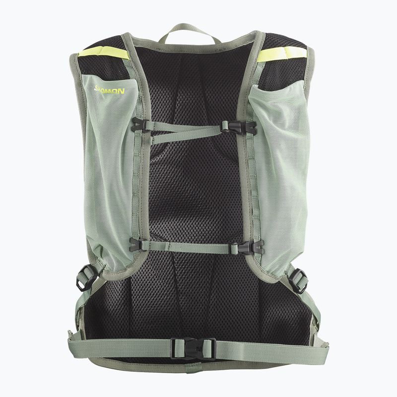 Rucsac de alergare Salomon Cross 8 green milieu/agave green 2