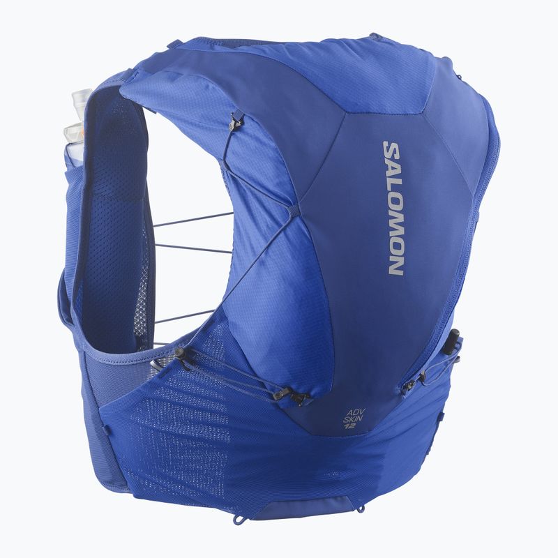 Vestă de alergare Salomon Advance Skin 12 nautical blue/limoges 2