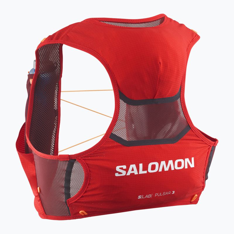 Vestă de alergare Salomon S/Lab Pulsar 3 Set fiery red/andorra/orange pop 2