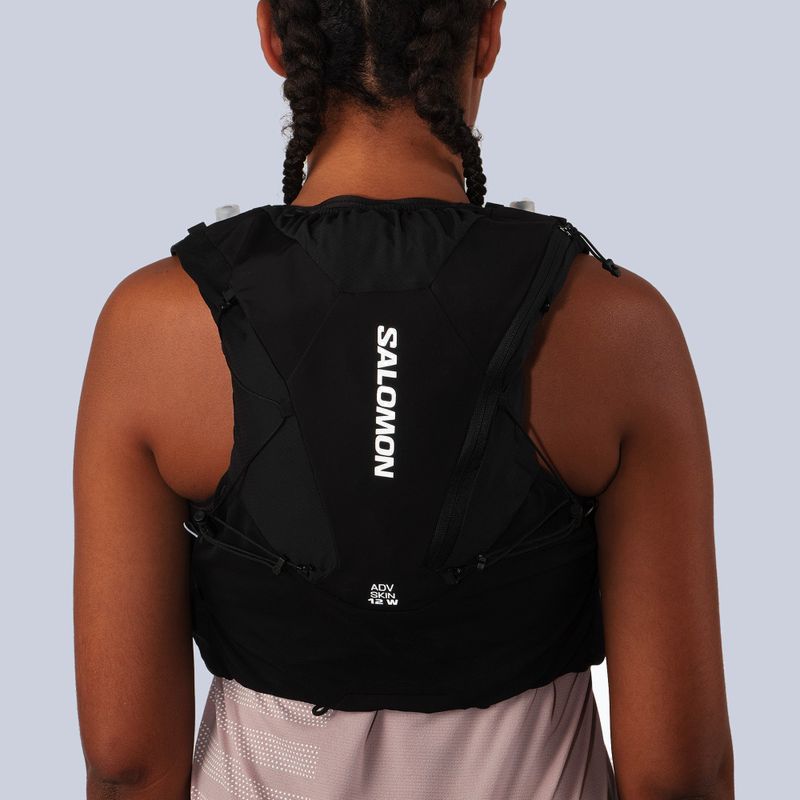 Vestă de alergare pentru femei Salomon ADV SKIN 12 Set black/asphalt new 9