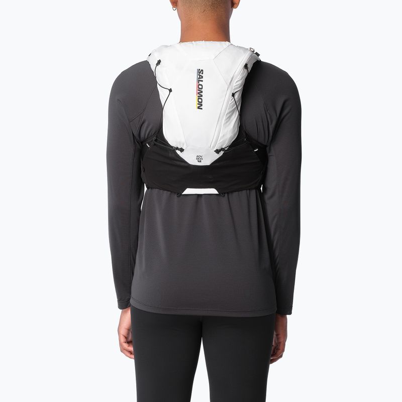 Vestă de alergare Salomon ADV SKIN 12 Race Flag' black/white 5