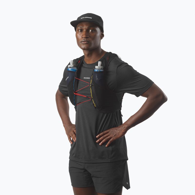 Vestă Salomon Advance Skin 5 Race Flag Set black/white 6