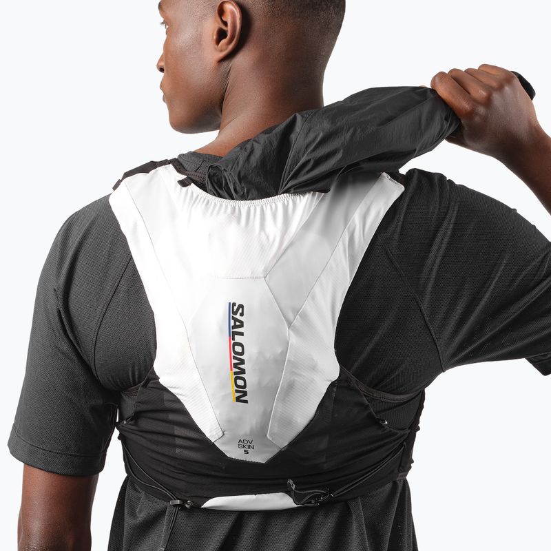 Vestă Salomon Advance Skin 5 Race Flag Set black/white 9