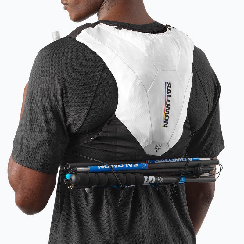 Vestă Salomon Advance Skin 5 Race Flag Set black/white 11