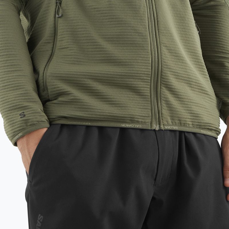 Bluză de drumeție pentru bărbați Salomon Essential Lightwarm Full Zip grape leaf 5