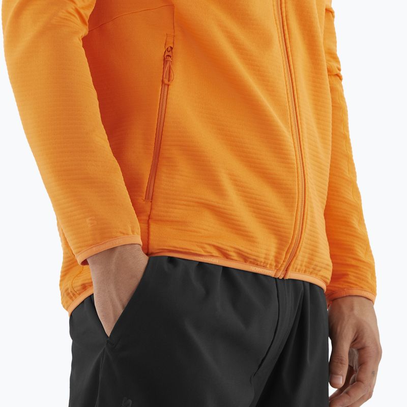 Bluză de trekking pentru bărbați Salomon Lightwarm Full Zip turmeric 6