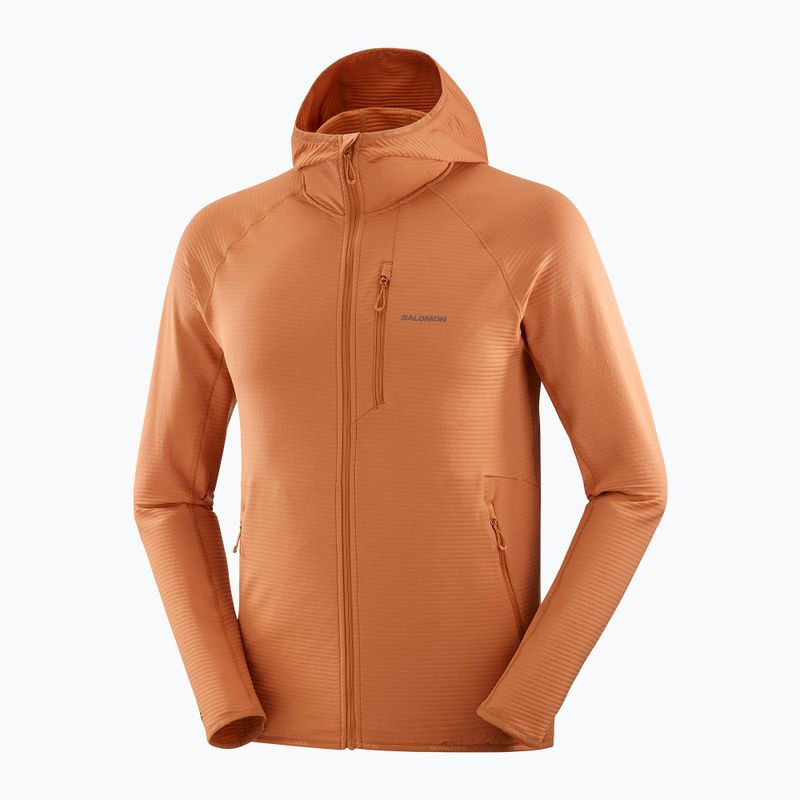 Bluză de trekking pentru bărbați Salomon Sntial Lightwarm Hybrid sierra 8