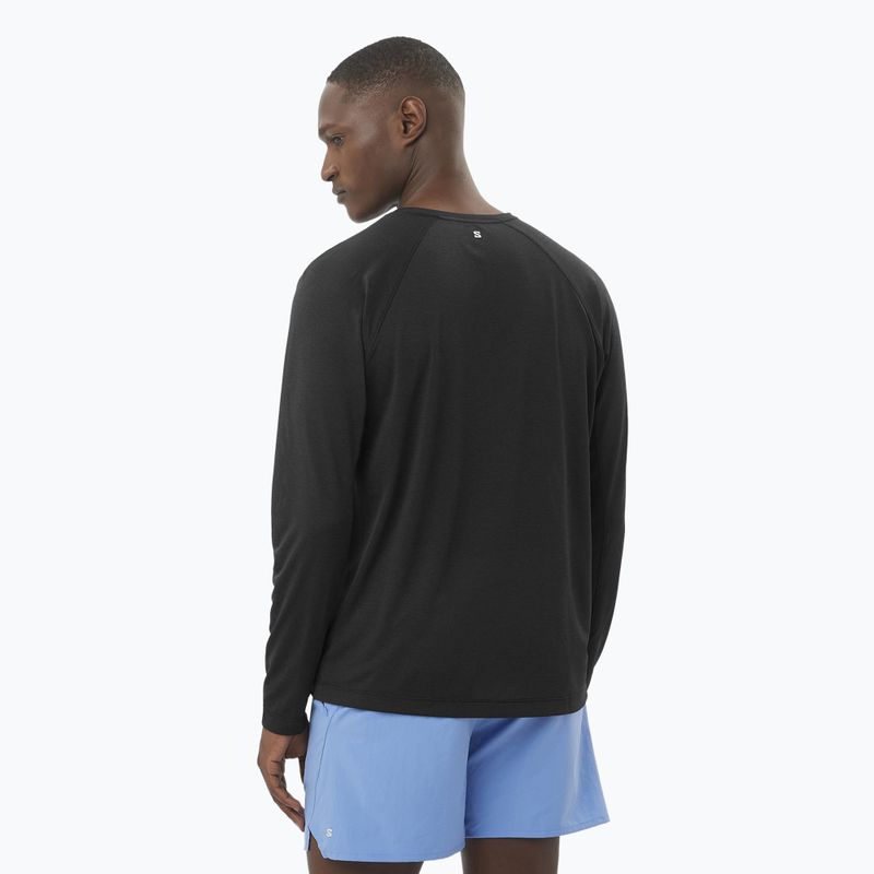 Longsleeve de alergare pentru bărbați Salomon SHKout Core deep black 2