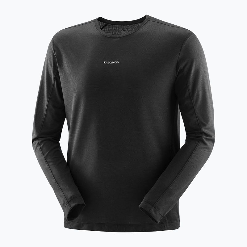 Longsleeve de alergare pentru bărbați Salomon SHAKEout Core deep black 4