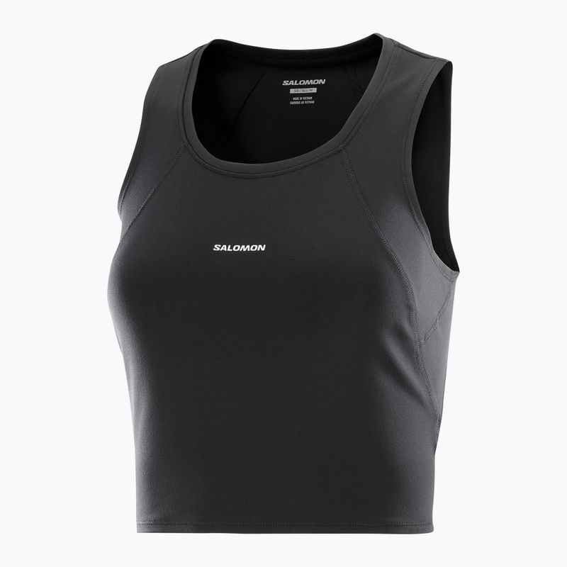 Tricou de alergare pentru femei Salomon SHAKEout Bliss Tanklette deep black 4